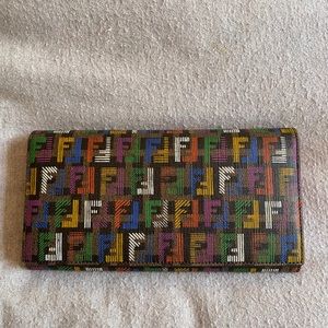 Fendi Multicolor Zucchino  Wallet